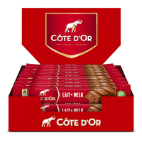 Côte D'or lait barres emballage individuel (32 pièces) 74041 423745