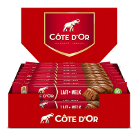 Côte d’Or Côte D'or lait barres emballage individuel (32 pièces) 74041 423745