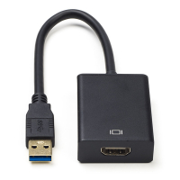 Cablexpert adaptateur USB-A vers HDMI (0,15 mètre) - noir K070601011
