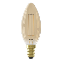 Calex E14 ampoile LED à filament bougie dimmable 3,5 W (25 W) - doré LCA00685