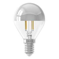 Calex E14 ampoule LED en boule à tête miroir dimmable 3,5 W (25 W) - argenté LCA00731