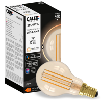 Calex E14 ampoule intelligente sphérique P45 wifi (Tuya) - blanc chaud LCA00894