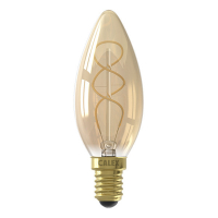 Calex E14 filament ampoule LED bougie dimmable 2,5 W (15 W) - doré LCA00895