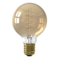 Calex E27 ampoule LED à filament globe G80 or dimmable 3,8 W (25 W) 1001001300 LCA00664