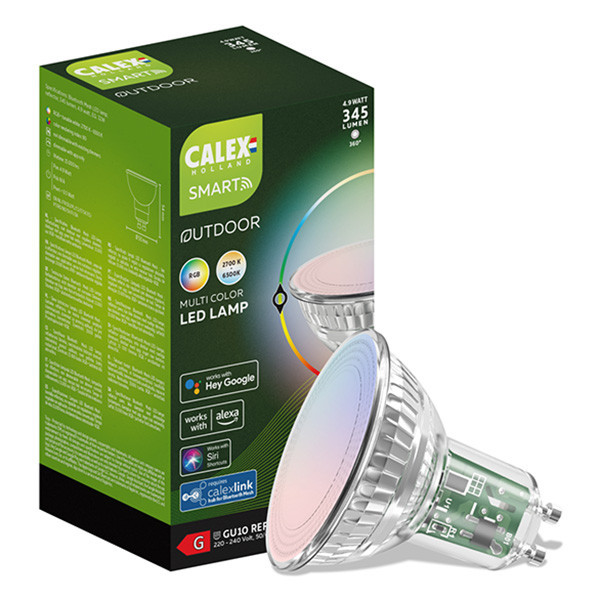Calex GU10 ampoule intelligente PAR16 RGB Bluetooth - transparent LCA00826 - 1