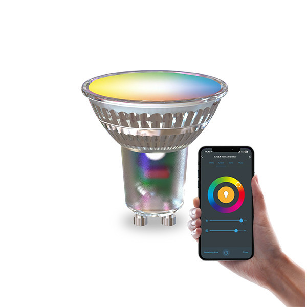 Calex GU10 ampoule intelligente PAR16 RGB wifi (Tuya) - tansparent LCA01198 - 1
