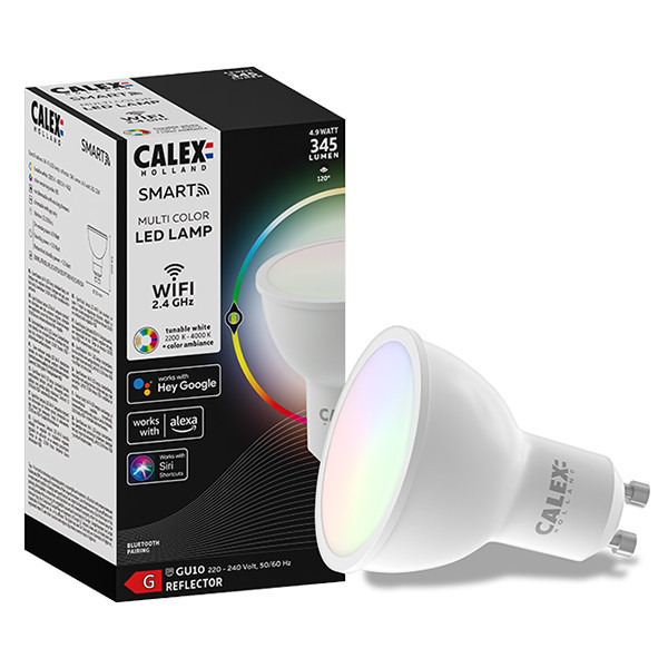 Calex GU10 ampoule intelligente PAR16 RGB wifi (Tuya) LCA00438 - 1