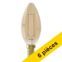 Offre : 6x Calex E14 ampoule LED à filament bougie or dimmable 3,5W (25W)