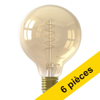 Offre : 6x Calex E27 ampoule LED globe G95 or dimmable 3,8 W (25 W)