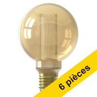 Offre : 6x Calex E27 ampoule LED globe G95 or dimmables 3,5W (15W)