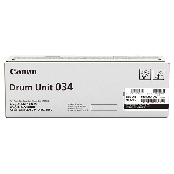 Canon 034 tambour (d'origine) - noir 9458B001 017226 - 1