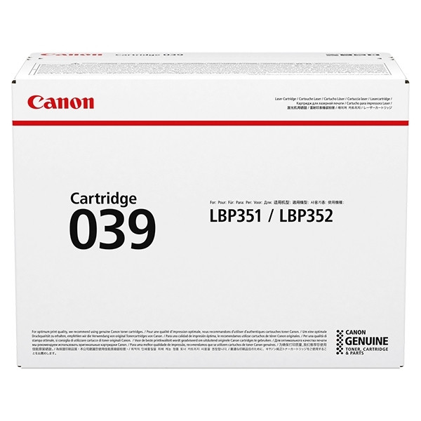 Canon 039 toner (d'origine) - noir 0287C001 017274 - 1