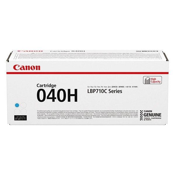 Canon 040H C toner haute capacité (d'origine) - cyan 0459C001 017284 - 1