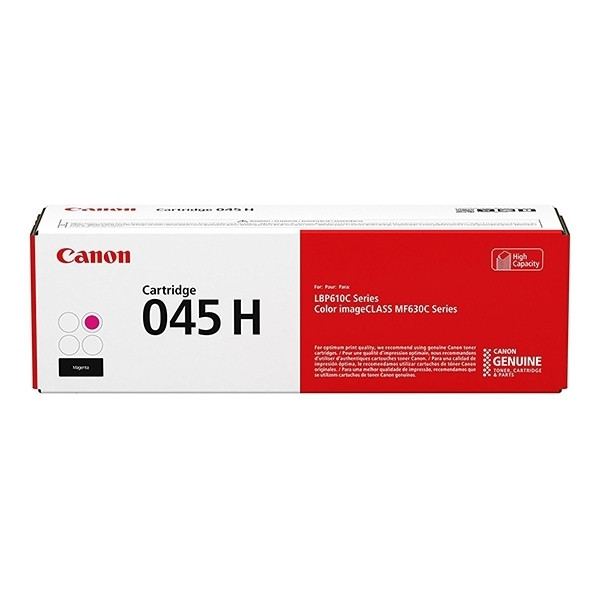 Canon 045H toner haute capacité (d'origine) - magenta 1244C002 017414 - 1