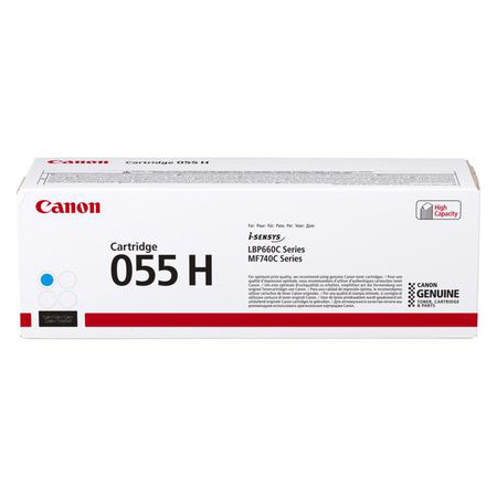 Canon 055H C toner haute capacité (d'origine) - cyan 3019C002 070052 - 1