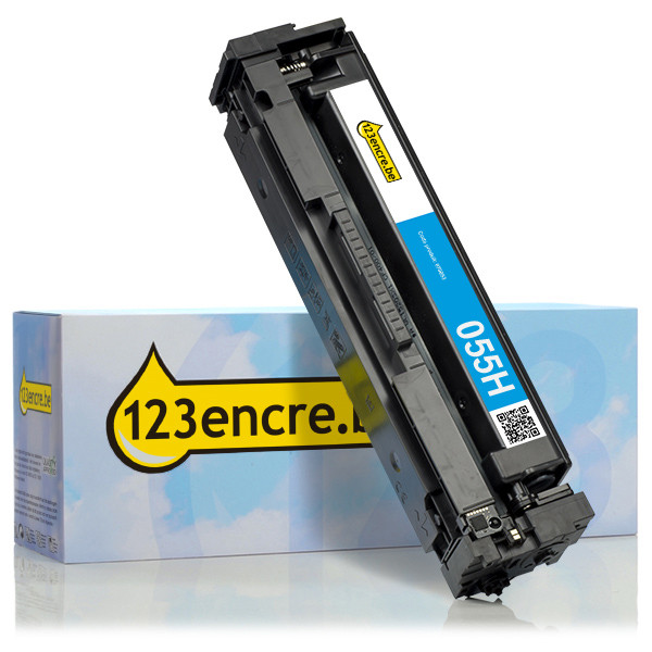 Canon 055H C toner haute capacité (marque 123encre) - cyan 3019C002C 070053 - 1