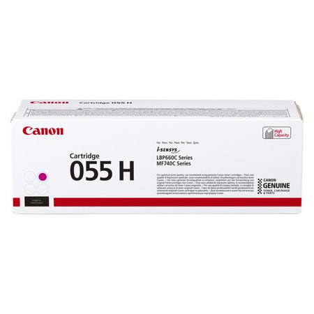 Canon 055H M toner haute capacité (d'origine) - magenta 3018C002 070054 - 1