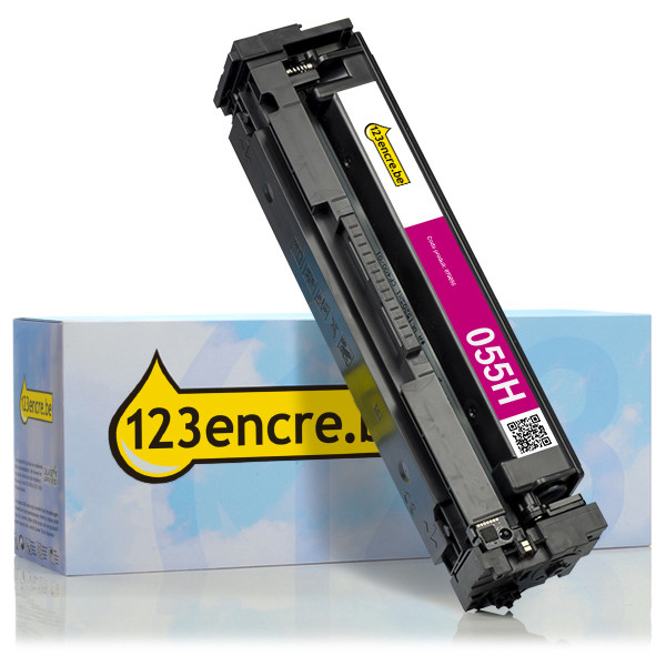 Canon 055H M toner haute capacité (marque 123encre) - magenta 3018C002C 070055 - 1