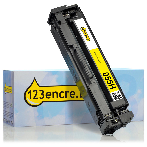 Canon 055H Y toner haute capacité (marque 123encre) - jaune 3017C002C 070057 - 1