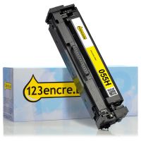 Canon 055H Y toner haute capacité (marque 123encre) - jaune 3017C002C 070057