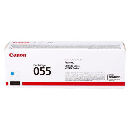 Canon 055 C toner (d'origine) - cyan 903713 Canon 055 C toner (d'origine) - cyan 903713 - 1