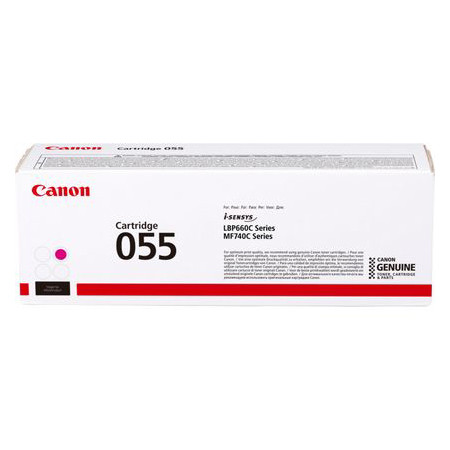 Canon 055 M toner (d'origine) - magenta 3014C002 070046 - 1