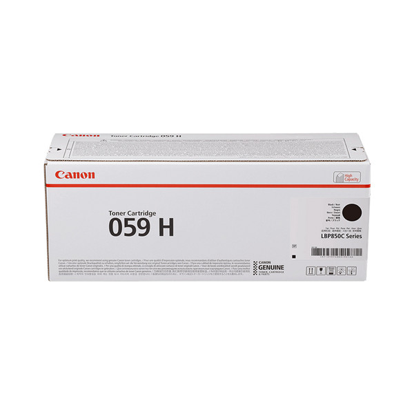 Canon 059H BK toner haute capacité (d'origine) - noir 3627C001 017508 - 1