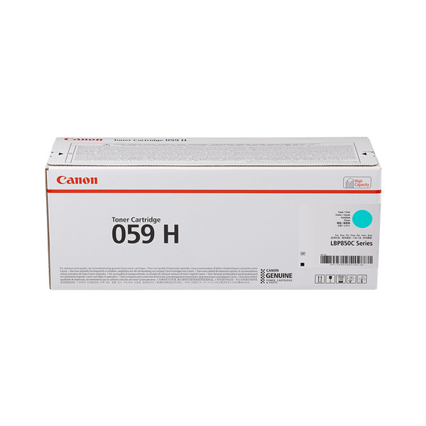 Canon 059H C toner haute capacité (d'origine) - cyan 3626C001 017510 - 1