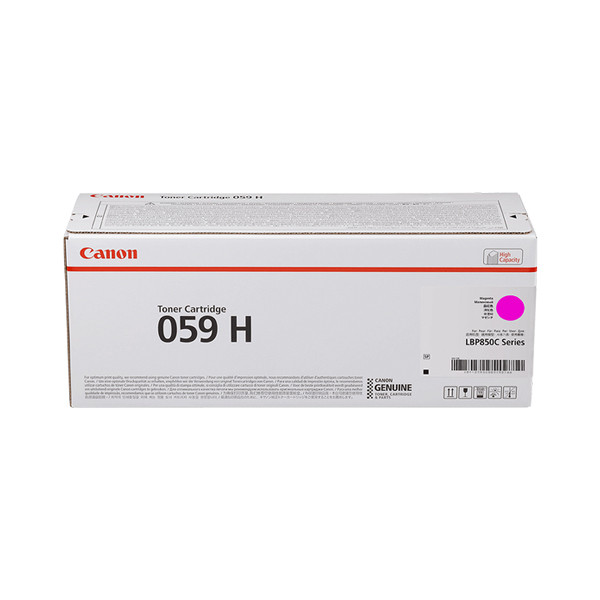 Canon 059H M toner haute capacité (d'origine) - magenta 3625C001 017512 - 1