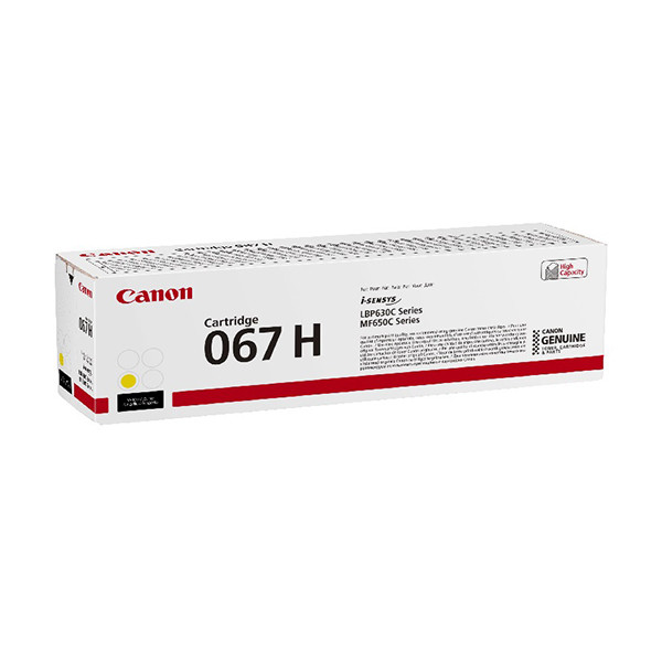 Canon 067H Y toner haute capacité (d'origine) - jaune 5103C002 095000 - 1