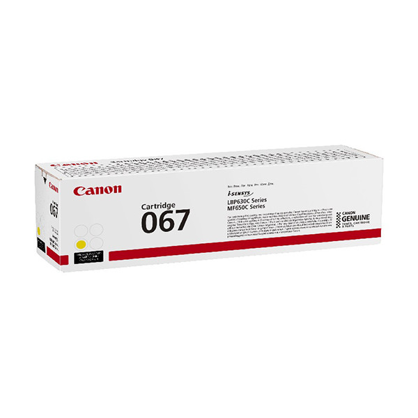 Canon 067 Y toner (d'origine) - jaune 5099C002 094998 - 1