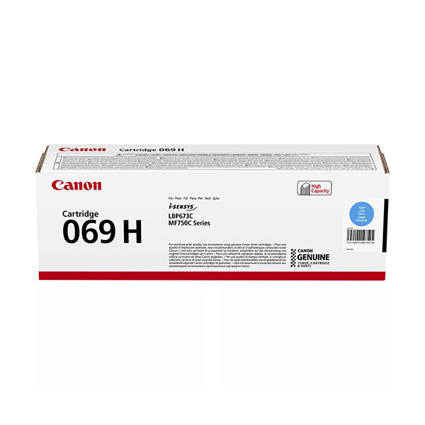 Canon 069H C toner haute capacité (d'origine) - cyan 5097C002 070138 - 1