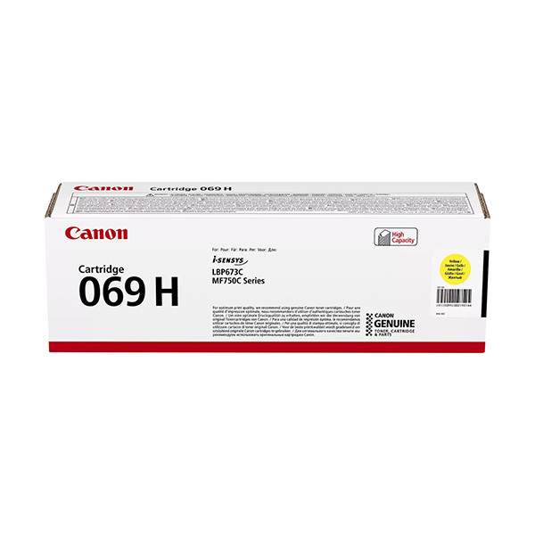 Canon 069H Y toner haute capacité (d'origine) - jaune 5095C002 070142 - 1