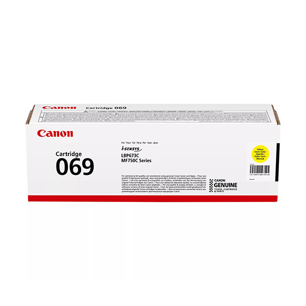 Canon 069 Y toner (d'origine) - jaune 5091C002 070134 - 1