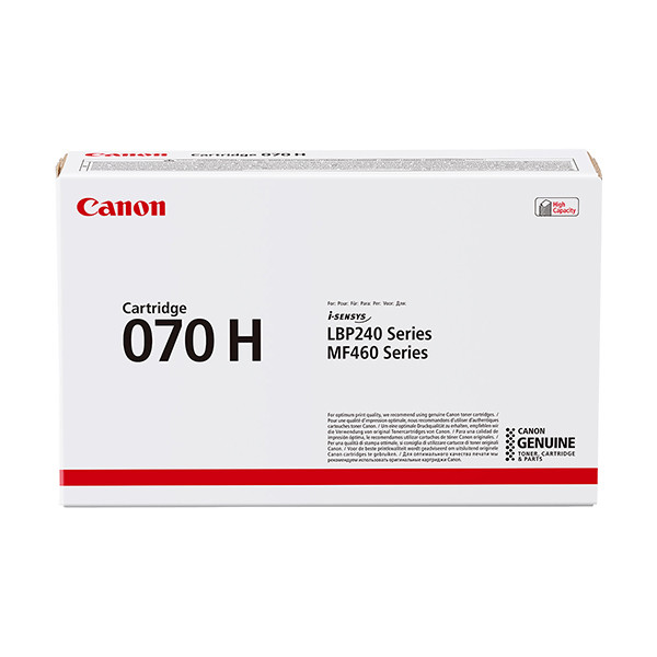 Canon 070H toner haute capacité (d'origine) - noir 5640C002 032806 - 1