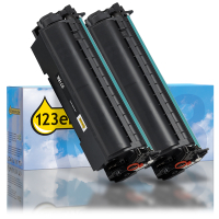 Canon 071 BK toner double pack (marque 123encre) - noir 095035