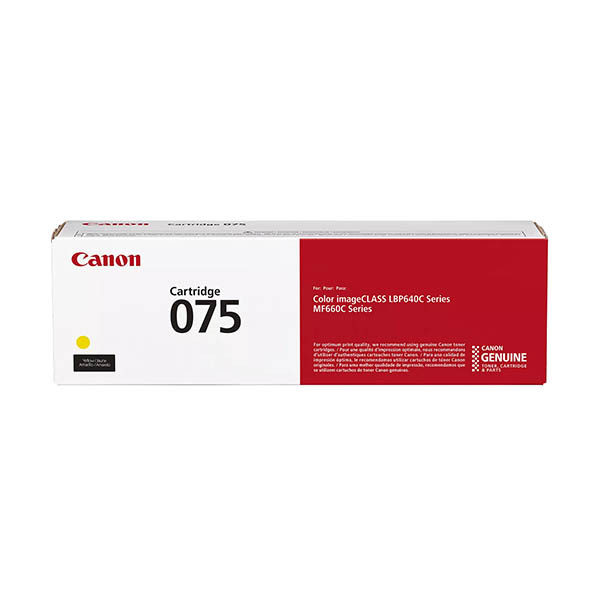 Canon 075 Y toner (d'origine) - jaune 017706 - 1