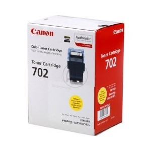 Canon 702 Y toner (d'origine) - jaune 9642A004 070860 - 1
