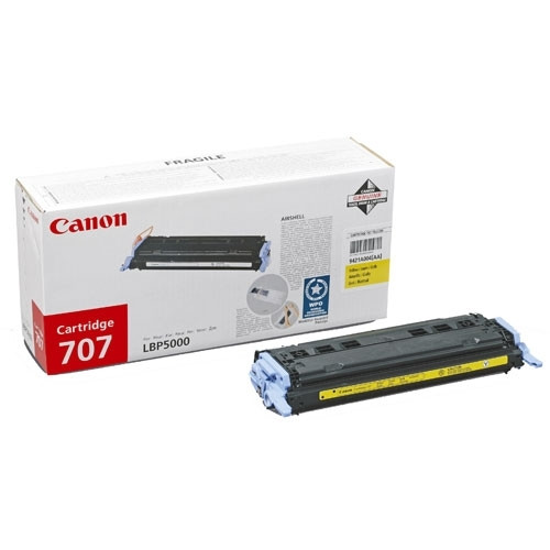 Canon 707 Y toner (d'origine) - jaune 9421A004AA 071468 - 1