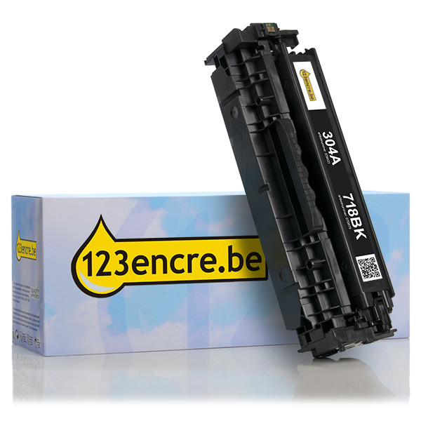 Canon 718 BK toner (marque 123encre) - noir 2662B002AAC 070879 - 1