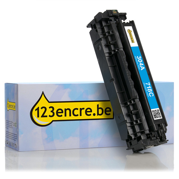 Canon 718 C toner (marque 123encre) - cyan 2661B002AAC 070881 - 1