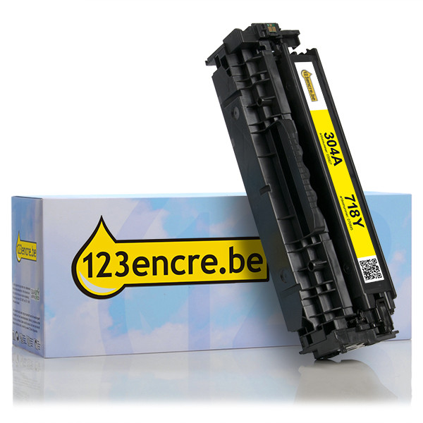 Canon 718 YT toner (marque 123encre) - jaune 2659B002AAC 070885 - 1