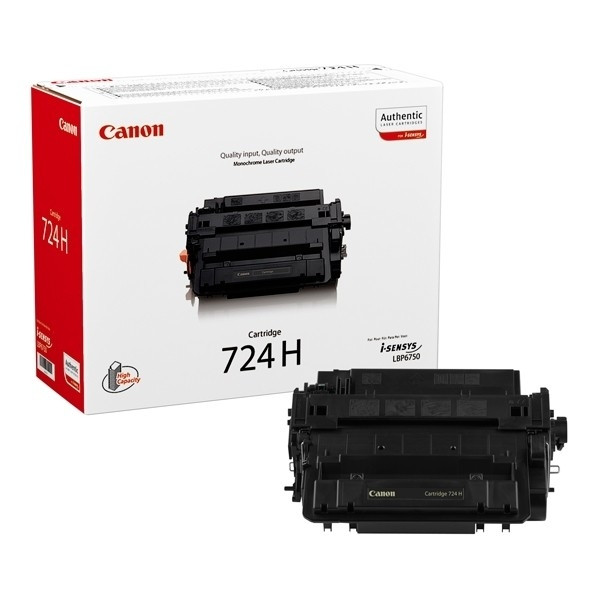 Canon 724H toner noir haute capacité (d'origine) 3482B002 901607 - 1