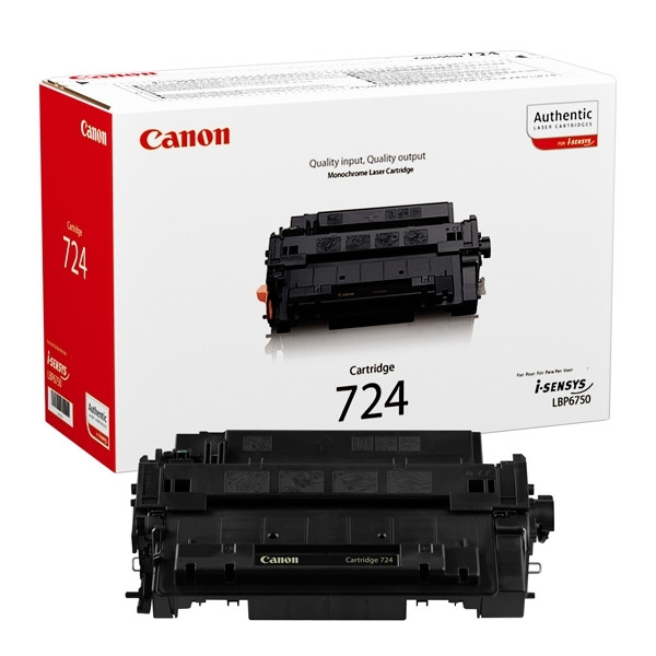 Canon 724 toner (d'origine) - noir 3481B002 070776 - 1