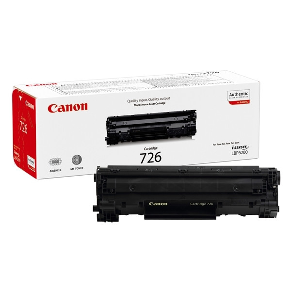 Canon 726 toner (d'origine) - noir 070782 Canon 726 toner (d'origine) - noir 070782 - 1