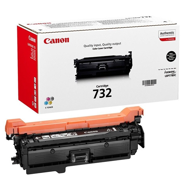 Canon 732BK toner (d'origine) - noir 6263B002 032228 - 1