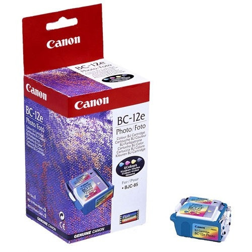 Canon BC-12e tête d'impression photo noire + photo couleur (d'origine) 0908A002 010120 - 1
