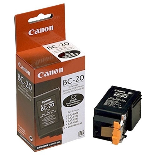 Canon BC-20 cartouche d'encre (d'origine) - noir 0895A002 010200 - 1