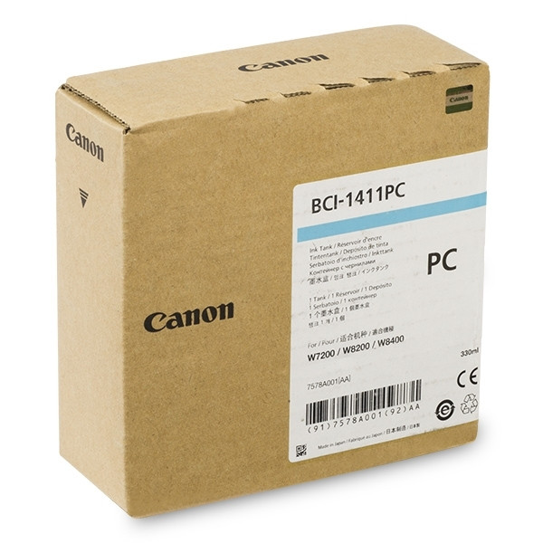 Canon BCI-1411PC cartouche d'encre cyan photo (d'origine) 7578A001 017158 - 1