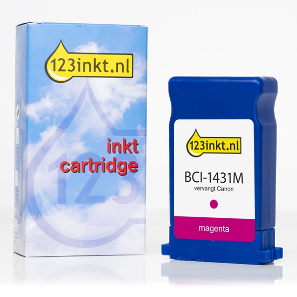 Canon BCI-1431M cartouche d'encre (marque 123encre) - magenta 8971A001C 017167 - 1